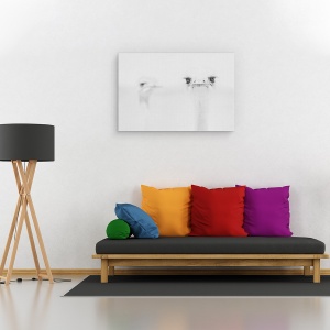 Tablou canvas - Strut Amuzant, Luminos, Punct, Pasare, 40 x 60 cm - Img 2
