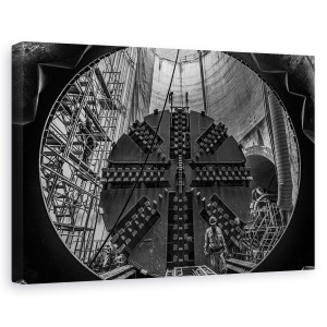 Tablou canvas - Subteran, Tunel, Constructie, Industrie, 40 x 60 cm