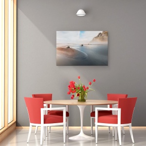 Tablou canvas - Tara Viselor, Peisaj Marin, Apa, Ceata, 40 x 60 cm - Img 4