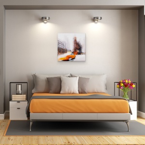 Tablou canvas - Taxi, Toronto, Cladire, Strada, Abstract, 60 x 60 cm - Img 3