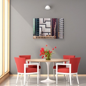 Tablou canvas - Tetris Colosal, New York, Oras, Arhitectura, 80 x 120 cm - Img 4