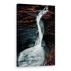 Tablou canvas - Toamna, Peisaj, Cascada, Apa, 60 x 90 cm