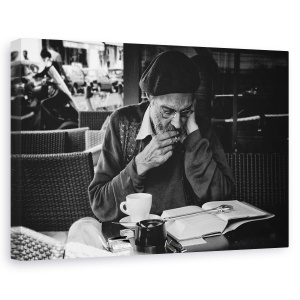 Tablou canvas - Toate Instrumentele De Citire, Cheie, Carte, Cafea, 60 x 90 cm