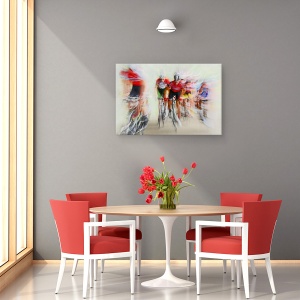 Tablou canvas - Ultima Tura, Actiune, Icm, Miscare, Expunere Lunga, Blurat, 60 x 90 cm - Img 4
