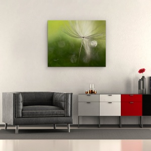 Tablou canvas - Umbre In Verde, Macro, Verde, Seminte, Moale, 60 x 75 cm - Img 2