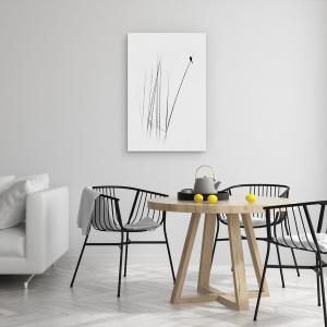 Tablou canvas - Un Concediu Sabatic, Grafic, Pasare, Simplu, Minimalism, 60 x 90 cm - Img 4