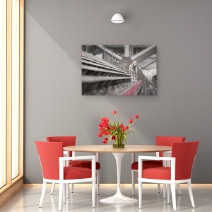 Tablou canvas - Uneori Ninge In Aprilie, Caini, Zapada, Stare De Spirit, 40 x 60 cm - Img 4