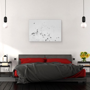 Tablou canvas - Valea Cocora, Palmieri, Copaci, Pasare, Speranta, 60 x 90 cm - Img 3