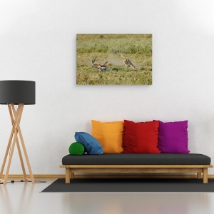 Tablou canvas - Vanatoare, Urmarire, Fuga, Viteza, 40 x 60 cm - Img 2