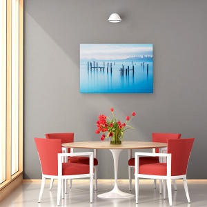 Tablou canvas - Vechiul Debarcader Din Sausalito, San Francisco, California, Peisaj Marin, 60 x 90 cm - Img 4