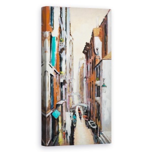 Tablou canvas - Venetia, Oras, Canalul Ingust, Pictura, 50 x 100 cm