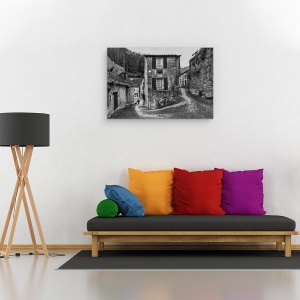 Tablou canvas - Viata La Tara, Rural, Strada, Franta, Sat, 40 x 60 cm - Img 2