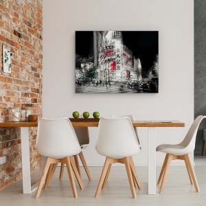 Tablou canvas - Viata Stradala In Tokyo, Shibuya, Trecere, Strada, Oameni, 60 x 80 cm - Img 4