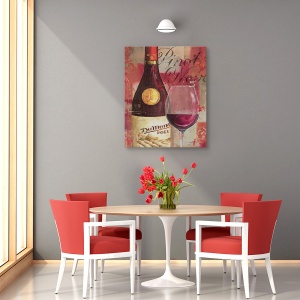 Tablou canvas - Vin abstract I, 40 x 50 cm - Img 3