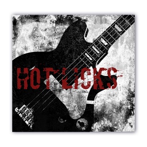 Tablou Canvas - Vintage, Muzica, Instrument, Monochrom, Chitara, 60 x 60 cm