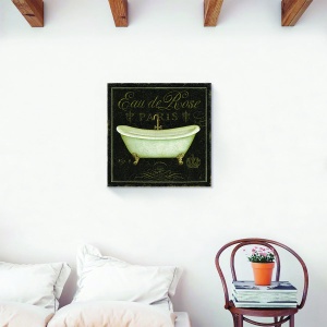 Tablou decorativ vintage Paris pe canvas 60x60 cm