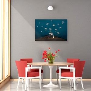 Tablou canvas - Vise, Ireal, Noapte, Persoana, Minciuna, 60 x 90 cm - Img 4