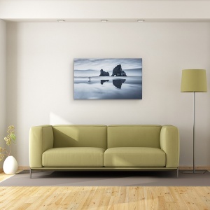 Tablou canvas - Wharariki Vis, Wharariki, Noua Zeelanda, Surf, Surf, Sport, 50 x 80 cm - Img 2