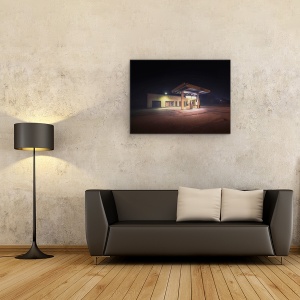 Tablou canvas - Ysi5, Finlanda, Noapte, Oras, Abandonat, Stare De Spirit, 50 x 70 cm - Img 2