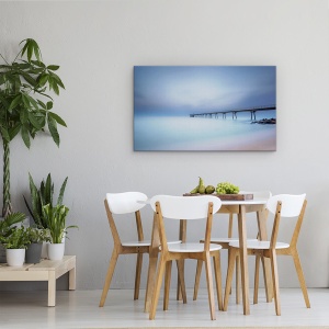 Tablou canvas - Zece Minute, Badalona, Spania, Pod, Expunere Lunga, Pictor, 50 x 80 cm - Img 4
