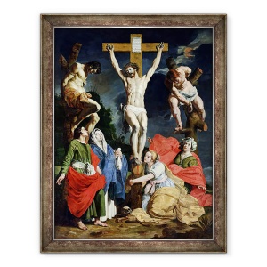 Tablou inramat - Abraham Janssens van Nuyssen - Calvarul, 60 x 80 cm