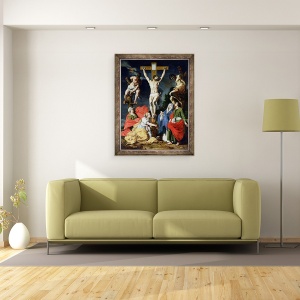 Tablou inramat - Abraham Janssens van Nuyssen - Calvarul, 60 x 80 cm - Img 2