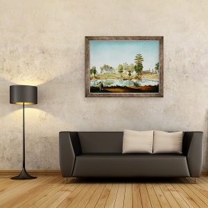Tablou inramat - Adrien Persac - Plantatia Olivier, 60 x 80 cm - Img 2