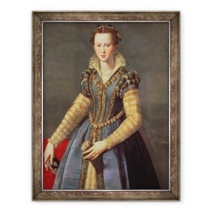 Tablou inramat - Alessandro Allori - Marie de Medici 1573-1642, 70 x 90 cm