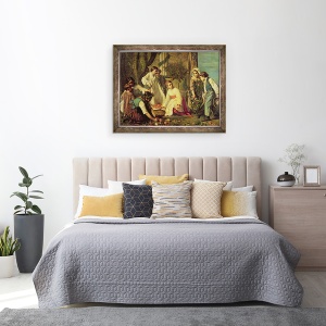 Tablou inramat - Alexandre Antigna - Corpus Christi, 60 x 80 cm - Img 3