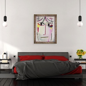 Tablou inramat - Alexej von Jawlensky - Fata Mantuitorului, 70 x 90 cm - Img 3