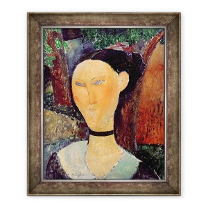 Tablou inramat - Amedeo Modigliani - Banda de gat cu catifea, 50 x 60 cm