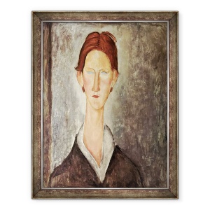 Tablou inramat - Amedeo Modigliani - Portretul unui elev, 60 x 80 cm