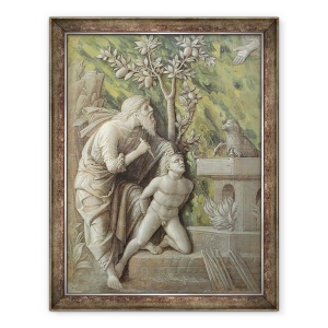Tablou inramat - Andrea Mantegna - Avraam l-a sacrificat pe Isaac, 70 x 90 cm