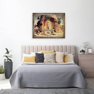 Tablou inramat - Andrea Mantegna - Invierea I, 70 x 90 cm - Img 3
