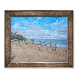 Tablou inramat - Andrew Macara - Cricket de Plaja, Abersoch,2013, 70 x 85 cm