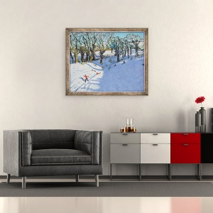 Tablou inramat - Andrew Macara - Iarna, Rowsley, Derbyshire, 50 x 60 cm - Img 2