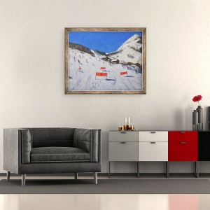 Tablou inramat - Andrew Macara - La Daille Val-dIere, 50 x 60 cm - Img 2