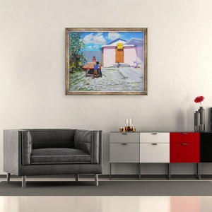 Tablou inramat - Andrew Macara - Ping Pong, De African Regina Ascunzatoare, Barbados.2012, 50 x 60 cm - Img 2