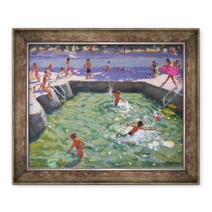 Tablou inramat - Andrew Macara - Piscina pentru copii, Vrsar, Croatia,2017, 50 x 60 cm