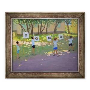Tablou inramat - Andrew Macara - Practica tir cu arcul, 70 x 85 cm