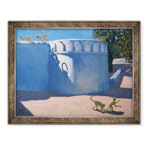 Tablou inramat - Andrew Macara - Templul maimutei, India, 60 x 80 cm