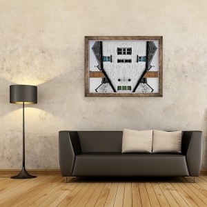 Tablou inramat - Ant Smith - Casa robotului, 60 x 80 cm - Img 2