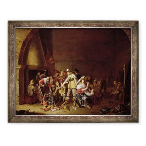 Tablou inramat - Anthonie Palamedesz - Comoara, 70 x 90 cm