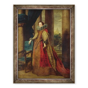 Tablou inramat - Anthony van Dyck - Portretul unei doamne, 60 x 80 cm