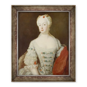 Tablou inramat - Antoine Pesne - Printesa Mostenitoare Elisabeth Christine von Preussen II, 50 x 60 cm