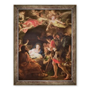 Tablou inramat - Anton Raphael Mengs - Adorarea Pastorilor, 60 x 80 cm