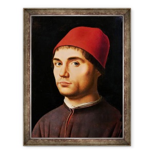 Tablou inramat - Antonello da Messina - Portretul unui barbat, 60 x 80 cm