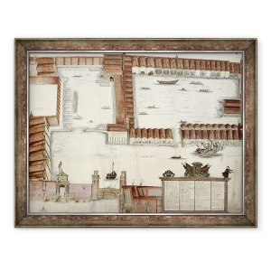 Tablou inramat - Antonio Natale - Planul Arsenalului, 60 x 80 cm