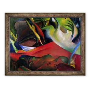 Tablou inramat - August Macke - Furtuna, 60 x 80 cm
