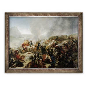 Tablou inramat - Baron Antoine Jean Gros - Batalia de la Nazaret, 8 aprilie 1799, 70 x 90 cm